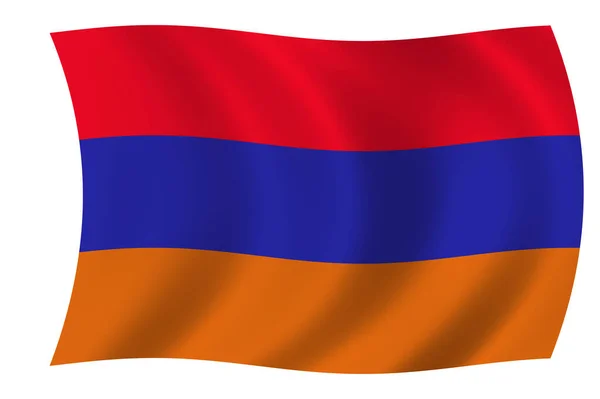 Σημαία Της Αρμενίας Πατριωτισμός Και Εθνική Σημαία — Φωτογραφία Αρχείου
