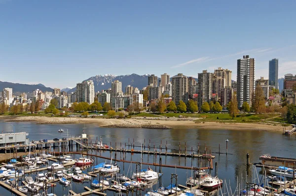Городской Пейзаж Ванкувера Канада Британская Колумбия — стоковое фото