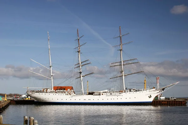 Gorch Fock Stralsund Porto — Fotografia de Stock