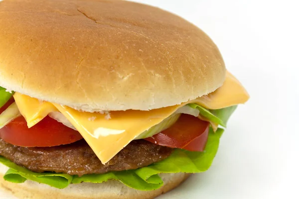 Amerikanischer Hamburger Fast Food — Stockfoto