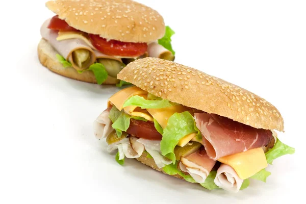 샌드위치와 샐러드 — 스톡 사진