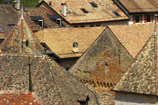 Vista Panorámica Hermosa Arquitectura Medieval — Foto de Stock