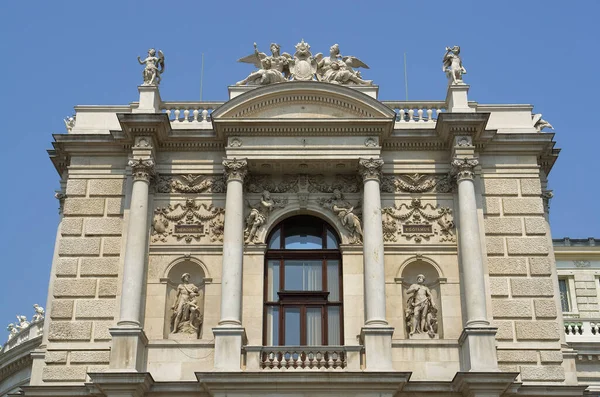 Πρόσοψη Του Burgtheater Βιέννης — Φωτογραφία Αρχείου