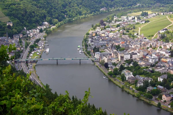 Traben Trarbach Yakınlarındaki Moselle Döngüsü — Stok fotoğraf