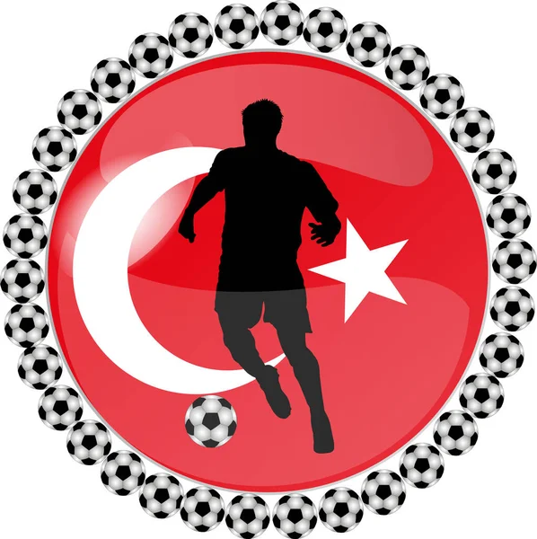 Fußball Sport Spiel Taste Türkei — Stockfoto