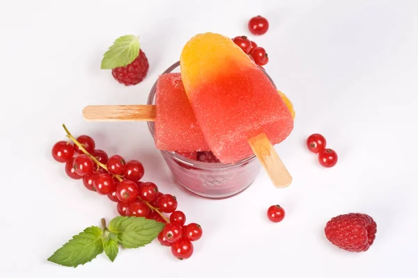 Fruits Ice Cream — Stock Photo, Image