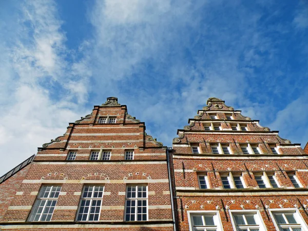 Alte Häuser Amsterdam Niederland — Stockfoto