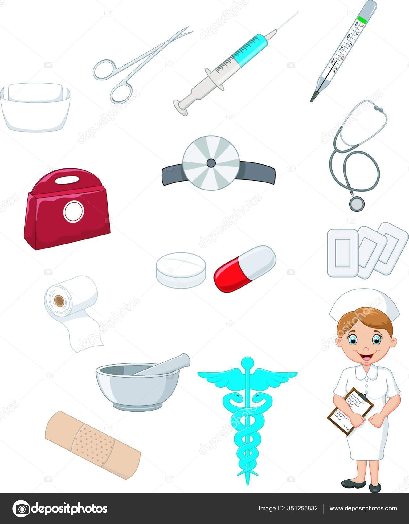 Ilustração Da Enfermeira Dos Desenhos Animados Royalty Free SVG