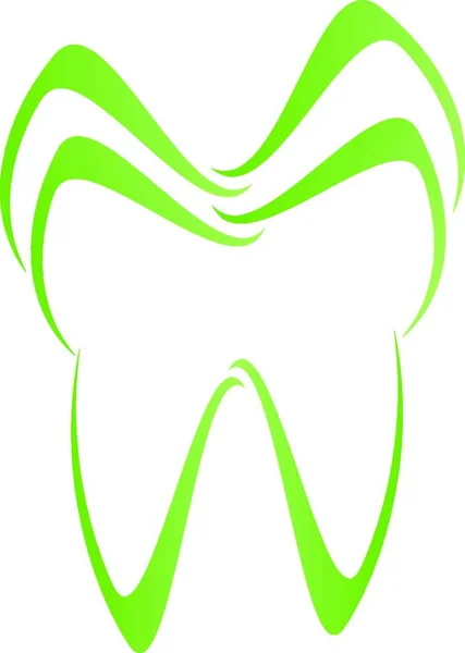 Concepto Diseño Logotipos Tooth Dentista — Vector de stock