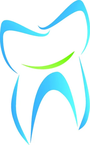 Зуб Стоматолог Стоматолог Стоматология Улыбка Логотип — стоковый вектор