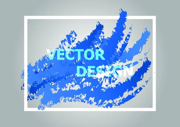 Abstrakter Hintergrund Mit Blauem Farbverlauf Aktienvektor — Stockvektor