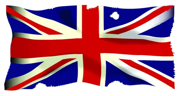 Die Flagge Der Britischen Union Oder Union Jacket Die Durch — Stockvektor