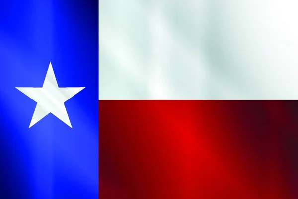 Bandera Del Estado Texas Estilo Cristal — Archivo Imágenes Vectoriales