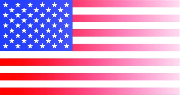 Bandera Stars Stripes Con Desaparición — Archivo Imágenes Vectoriales