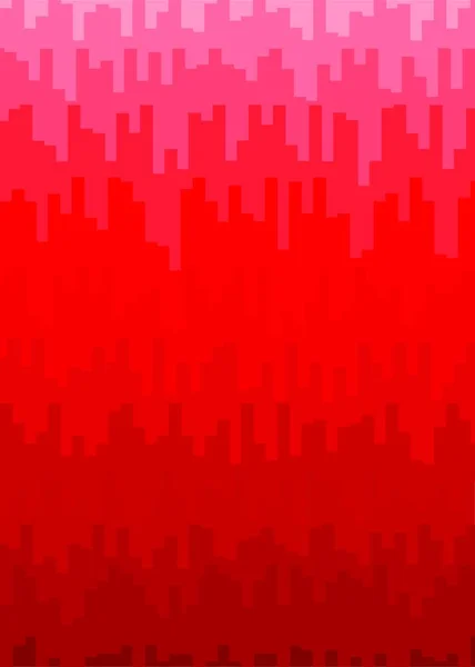 Ein Roter Hintergrund Aus Verblassenden Roten Blöcken — Stockvektor