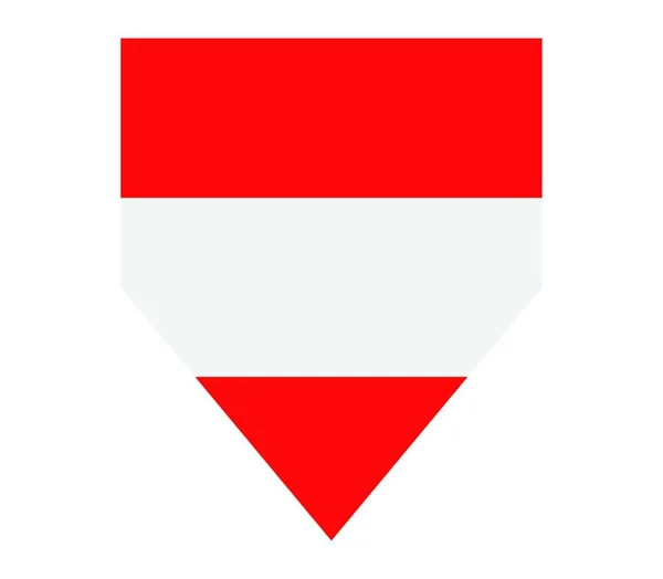 Флаг Австрии Векторная Иллюстрация — стоковый вектор