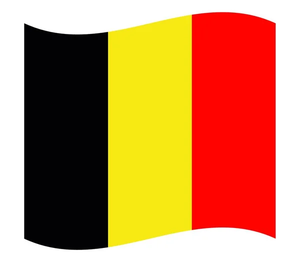 Bandeira Belga Ilustração Vetorial — Vetor de Stock