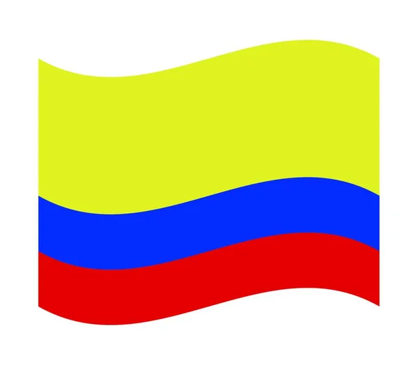 Colombia Vlag Vector Illustratie — Stockvector