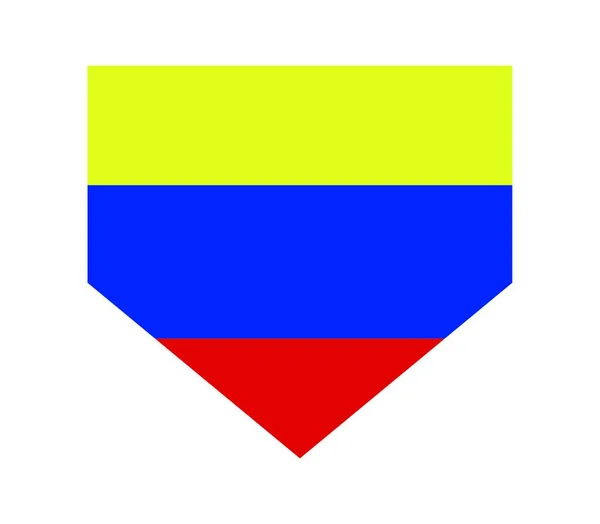 ベネズエラの旗ベクトルイラスト — ストックベクタ