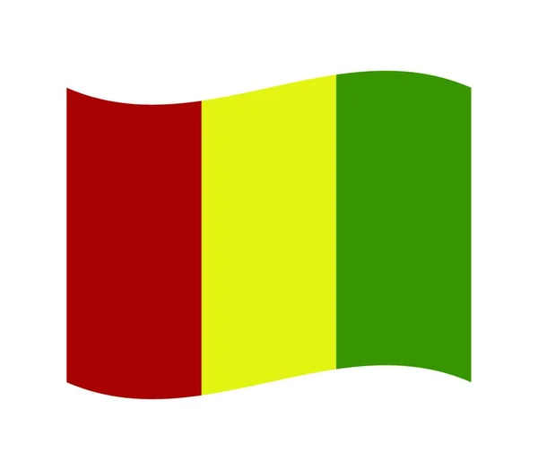Bandera Guinea Ilustración Vectorial — Archivo Imágenes Vectoriales