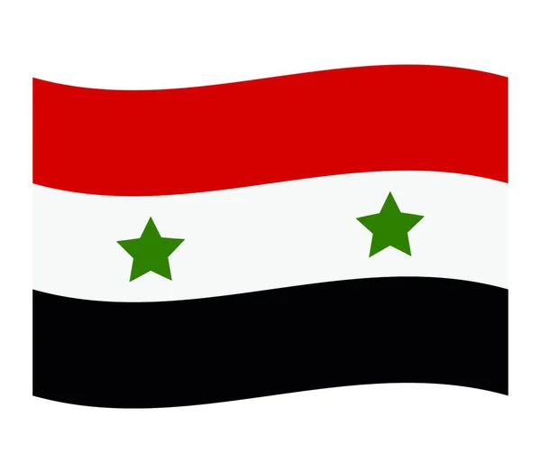 Syria Flag Vector Illustration — Stock Vector