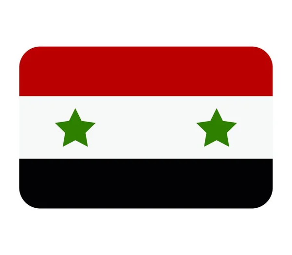 Syria Flag Vector Illustration — Stock Vector
