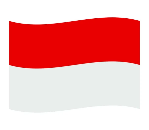 Polonia Bandiera Illustrazione Vettoriale — Vettoriale Stock
