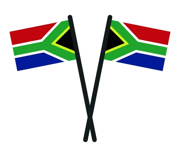 Afrikanische Flagge Vektorillustration — Stockvektor