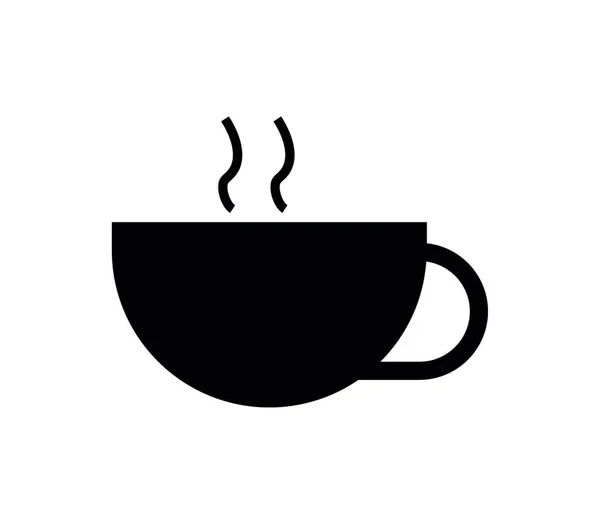 Icono Moderno Taza Café — Vector de stock