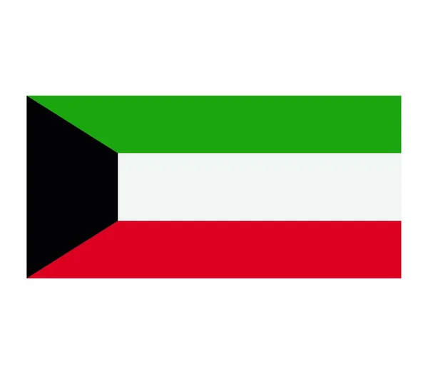 Σημαία Κουβέιτ Διανυσματική Απεικόνιση — Διανυσματικό Αρχείο