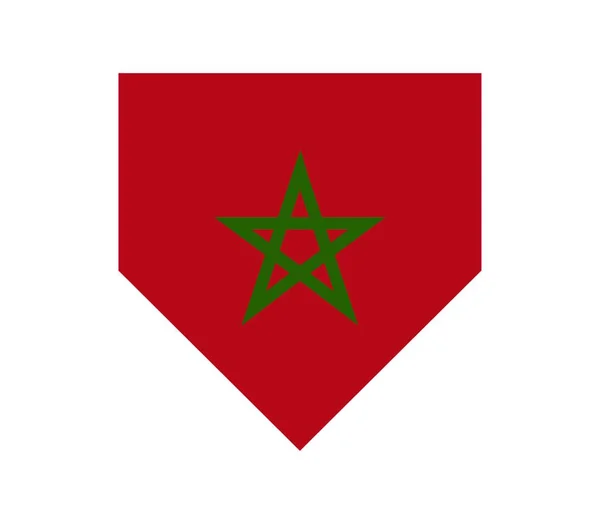 Drapeau Maroc Illustration Vectorielle — Image vectorielle