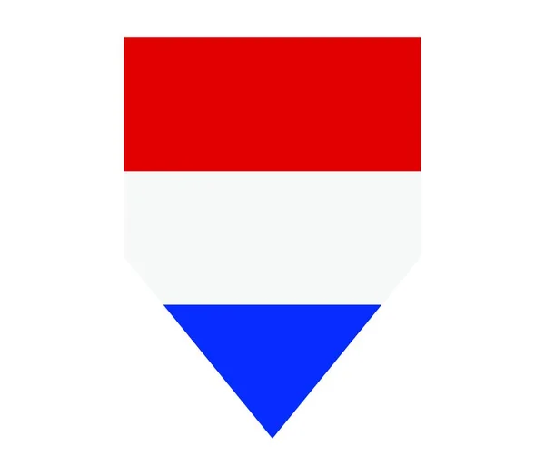 Bandeira Holandesa Ilustração Vetorial —  Vetores de Stock
