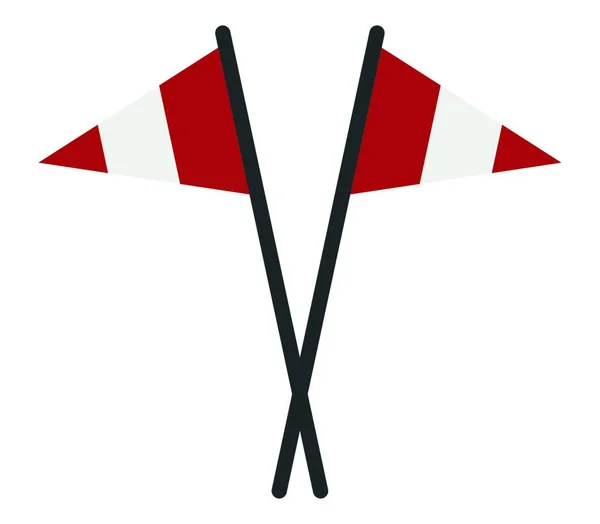 Bandeira Peru Ilustração Vetorial —  Vetores de Stock