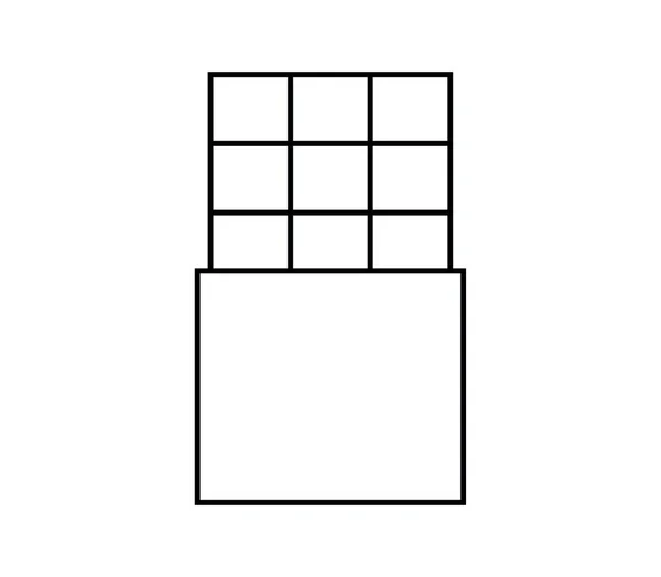 Icône Vectorielle Isolée Sur Fond Blanc — Image vectorielle