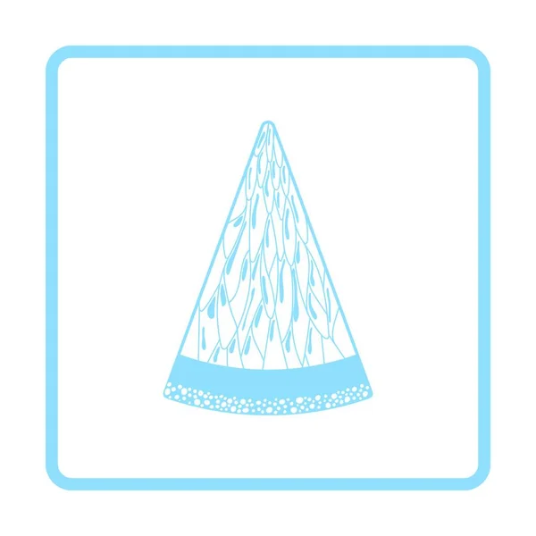 Icono Lemon Diseño Marco Azul Ilustración Vectorial — Vector de stock