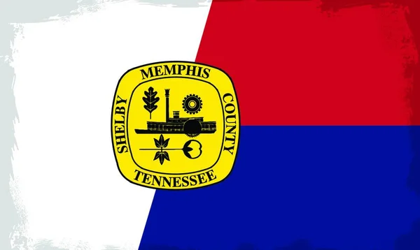 Bandeira Adotada Pela Cidade Memphis — Vetor de Stock