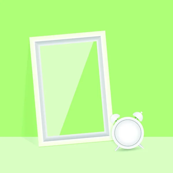 Blank Photo Frame Quality Poster Stock Vector — Stock Vector