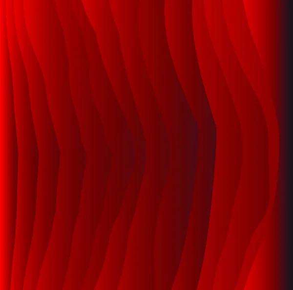 Красная Зернистая Плоская Полированная Поверхность Дерева — стоковый вектор