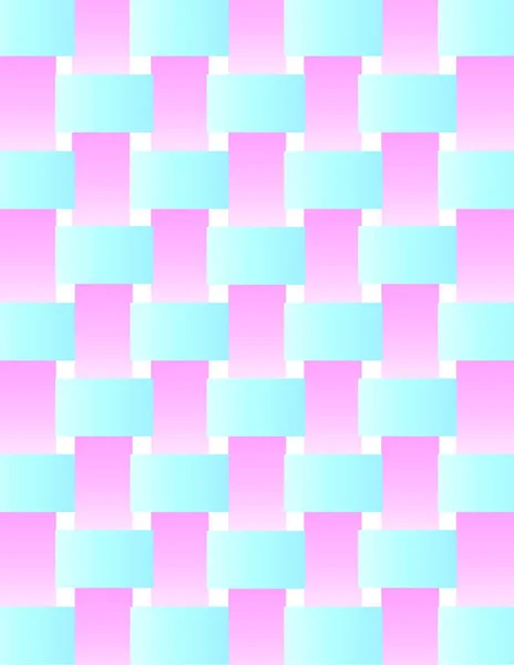 Background Latticework Pink Blue Ribbon White — Stock Vector