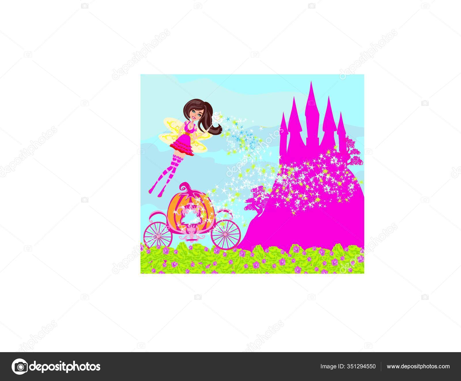 Beautiful Fairytale Pink Castle Stock Vector by ©PantherMediaSeller ...