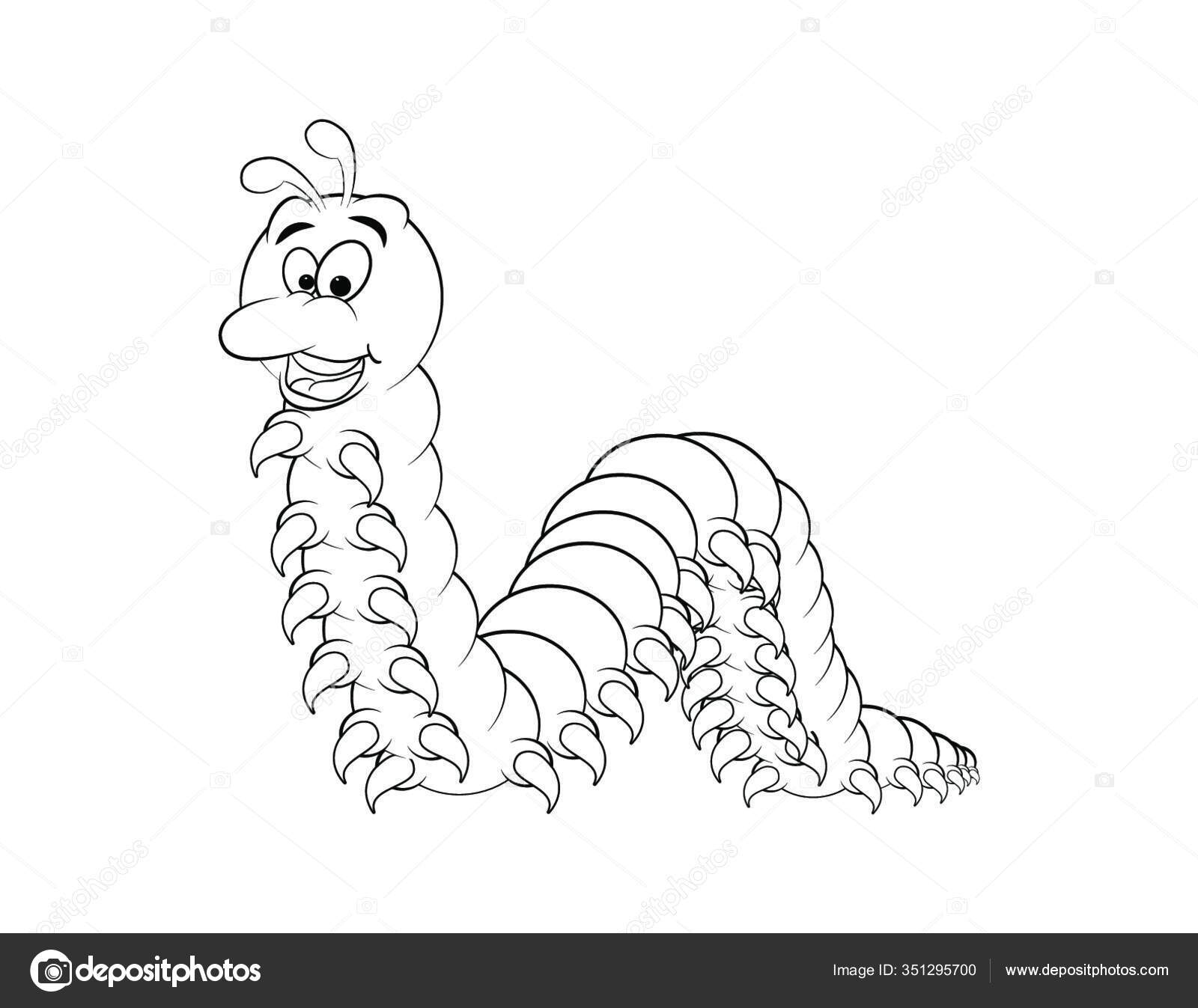 millipede coloring pages