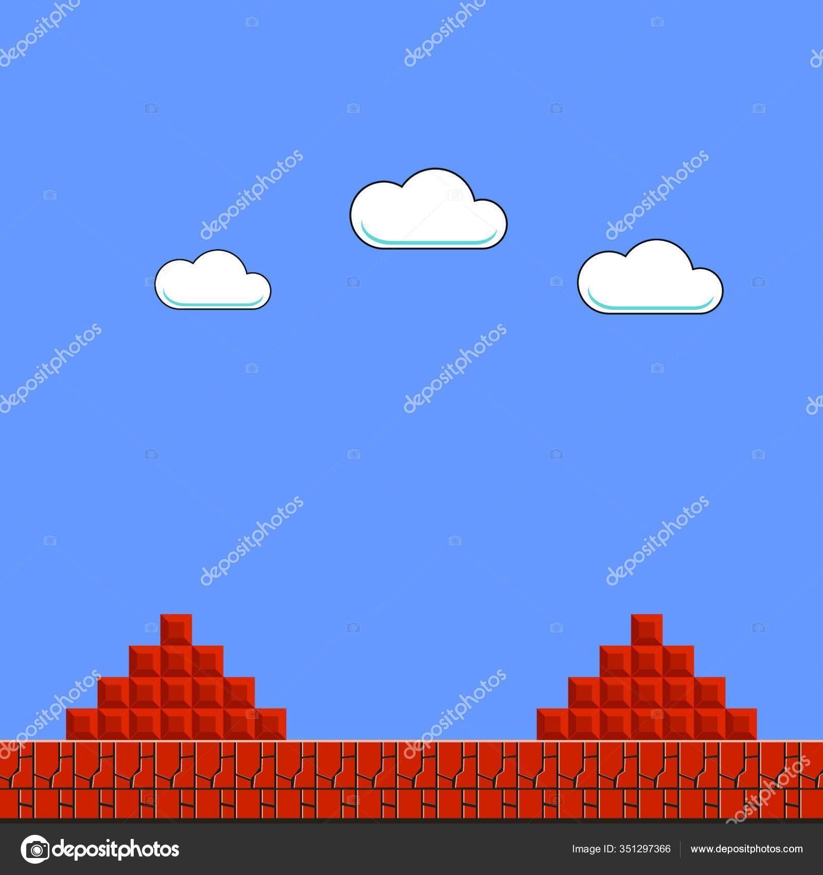 Featured image of post Retro Mario Wallpaper Classic retro style game design scenery
