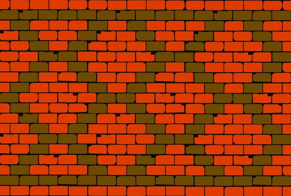 菱形のパターンを持つ伝統的なレンガの壁 — ストックベクタ