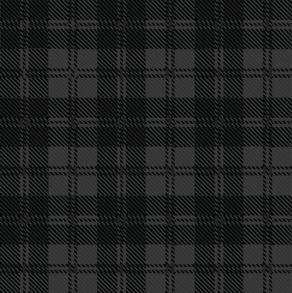 Сіра Чорна Тартанова Шерсть Викинутий Матеріал — стоковий вектор