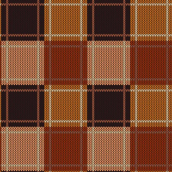 Motif Géométrique Abstrait Tricoté Modèle Sans Couture Automne Conception Pour — Image vectorielle