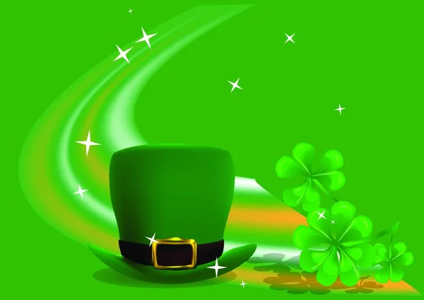 Arrière Plan Festif Saint Patrick — Image vectorielle