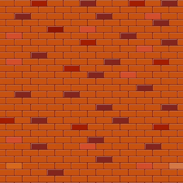 Mur Brique Rouge Fond Abstrait Vecteur Stock — Image vectorielle