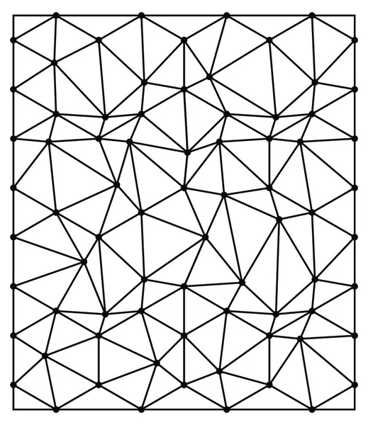 Triangle Abstrait Avec Des Points Design Papier Peint Motif Sans — Image vectorielle
