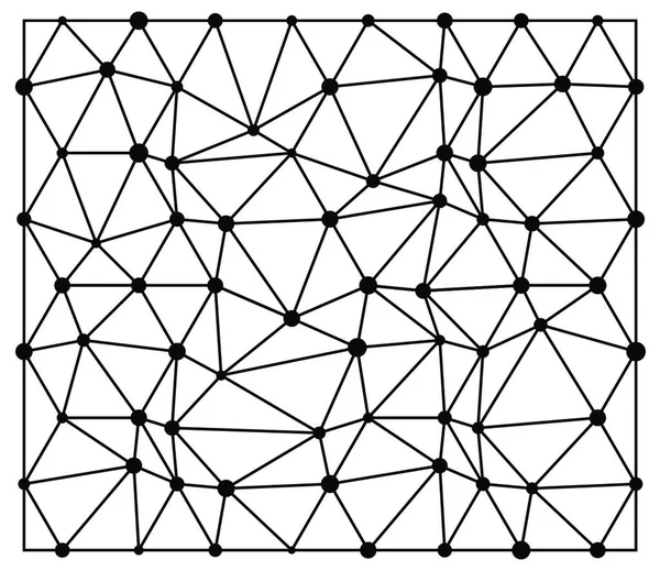 Triangle Abstrait Avec Des Points Design Papier Peint Motif Sans — Image vectorielle