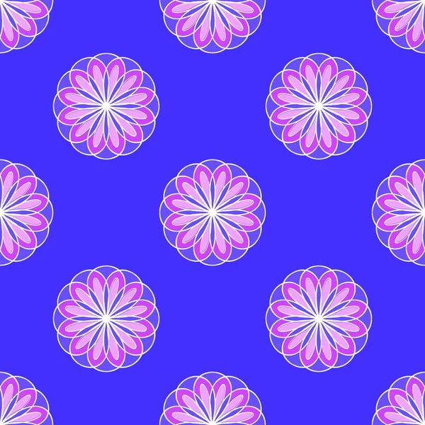 Modèle Vectoriel Floral Lumineux — Image vectorielle